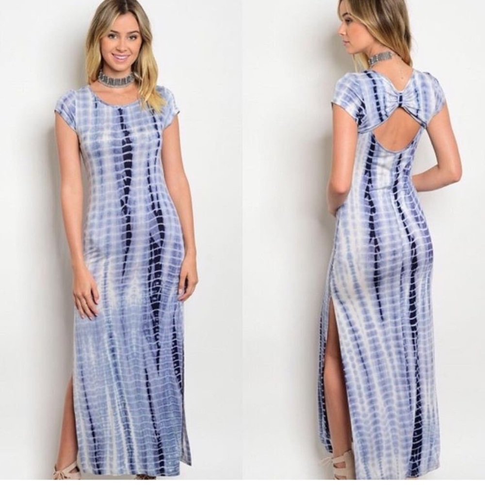 Tie Dye Maxi with high side slit